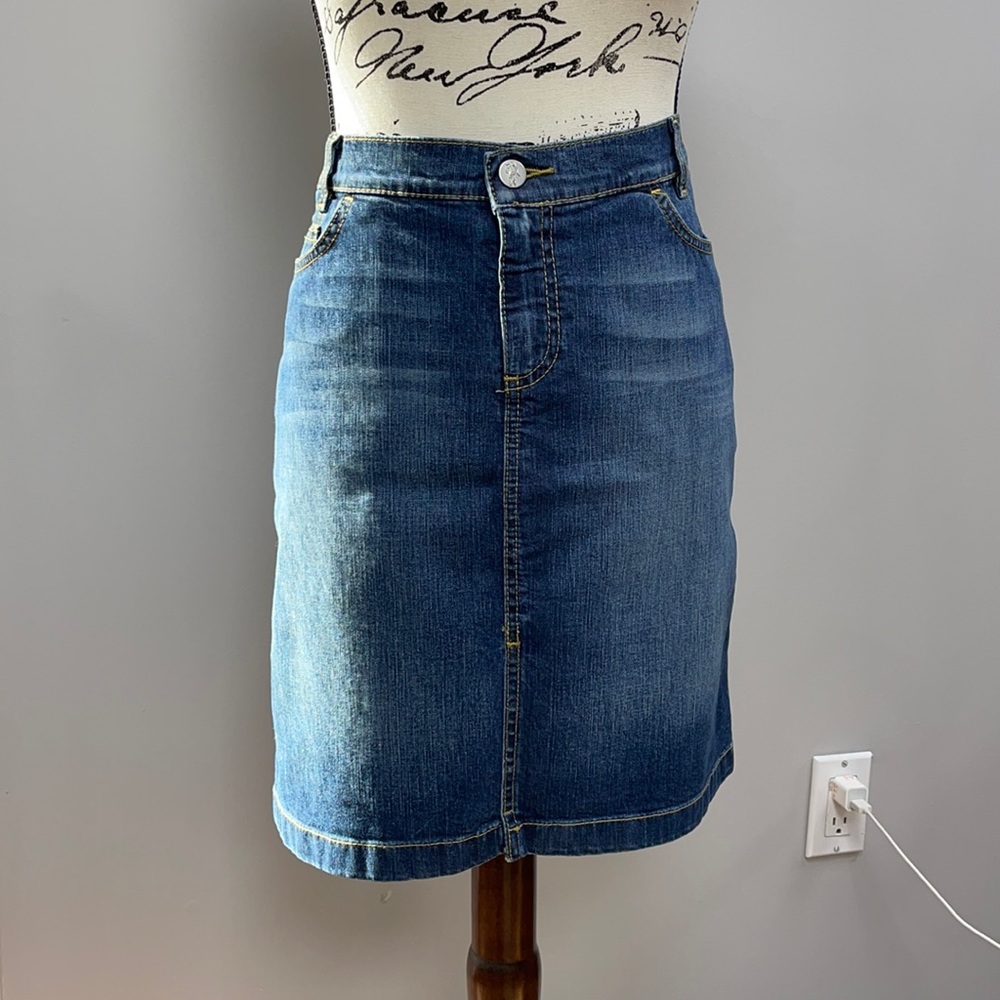 Authentic Lacoste Jean skirt.